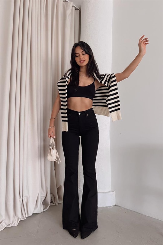 Straight Trend Jean Siyah