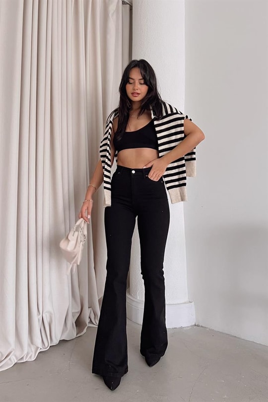 Straight Trend Jean Siyah