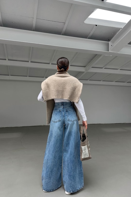 Street Baggy Jean Açık Mavi