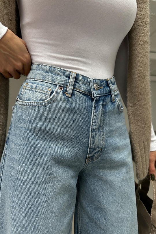 Street Baggy Jean Açık Mavi