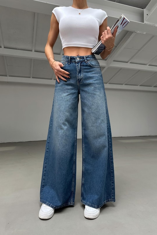 Street Baggy Jean Mavi