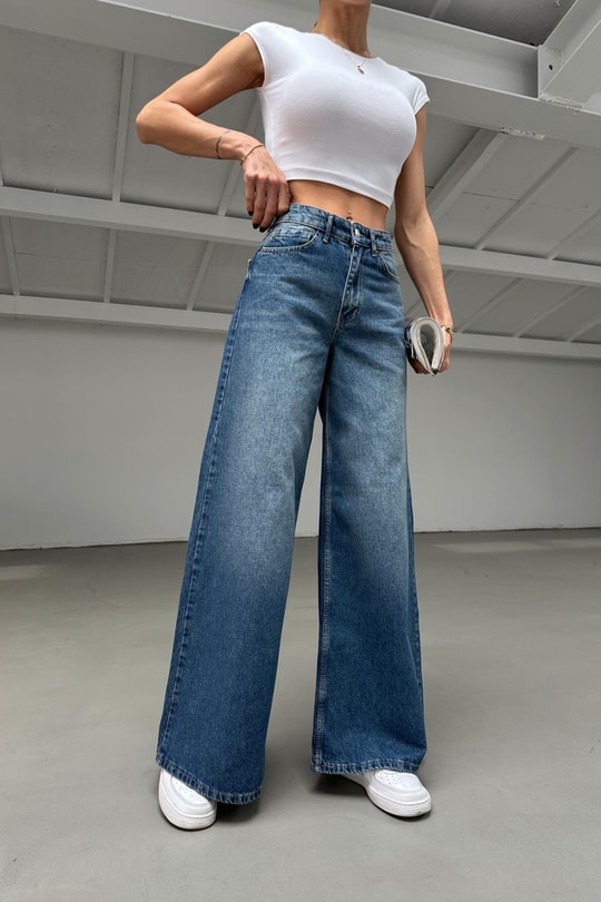Street Baggy Jean Mavi