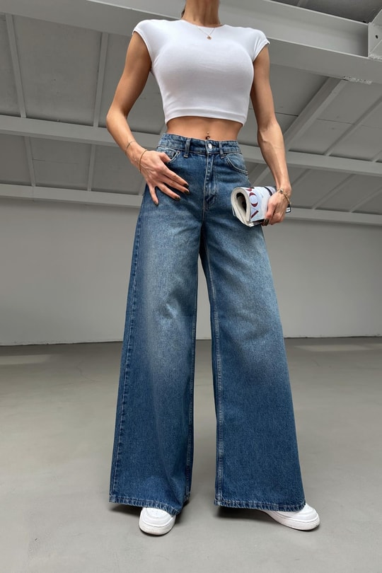 Street Baggy Jean Mavi