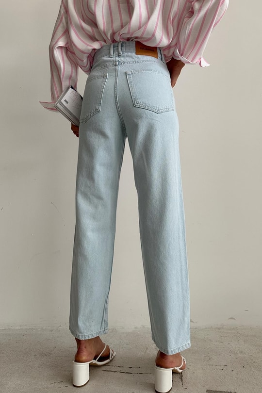Wide Leg Jean Mavi