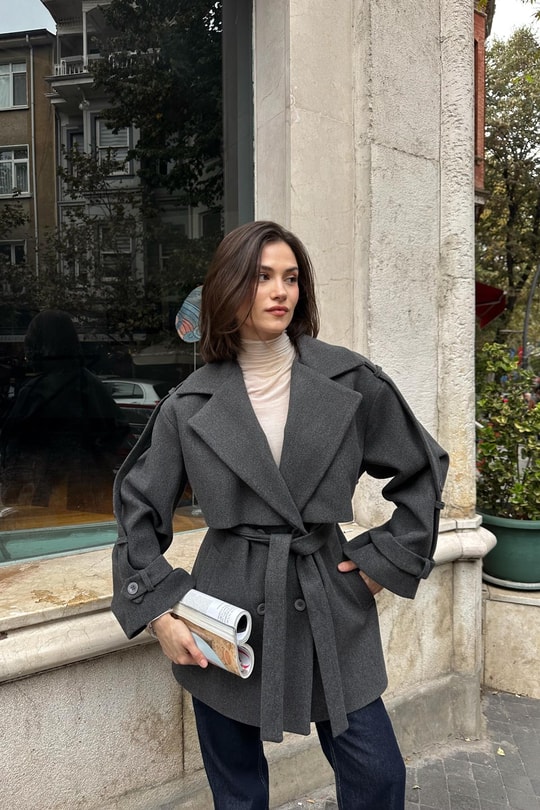 Kuşaklı Kısa Kaban Antrasit