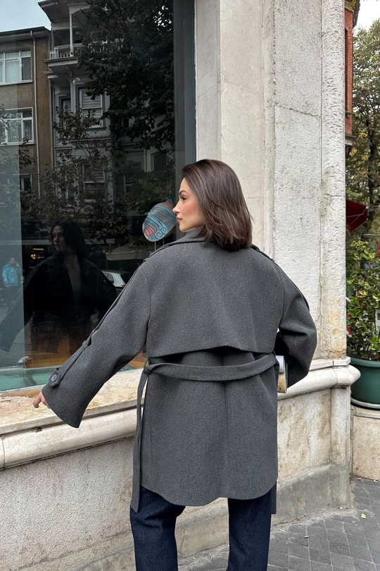 Kuşaklı Kısa Kaban Antrasit
