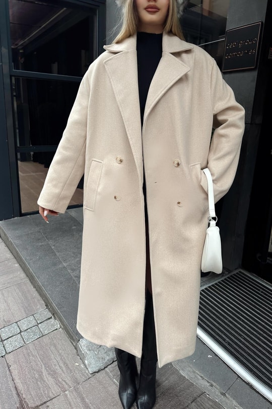Oversize Kaban Bej