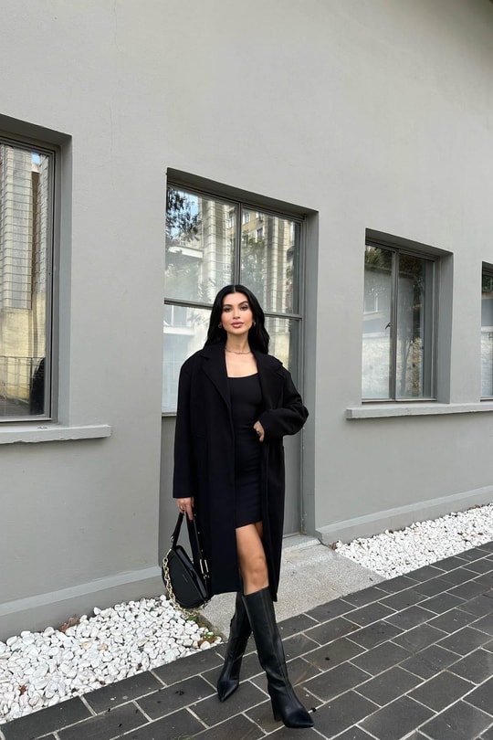 Oversize Trend Kaban Siyah