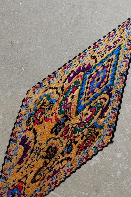 Şal Desen Fular Camel