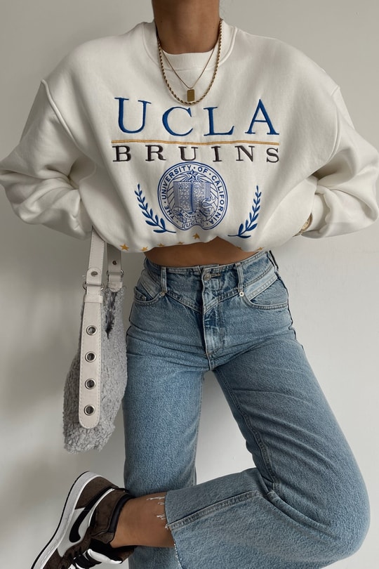 Ucla Bruins Sweatshirt Beyaz
