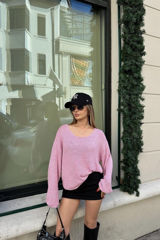 Merserize Triko Pembe