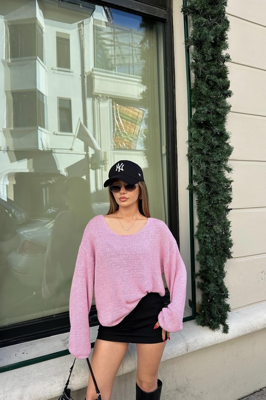 Merserize Triko Pembe