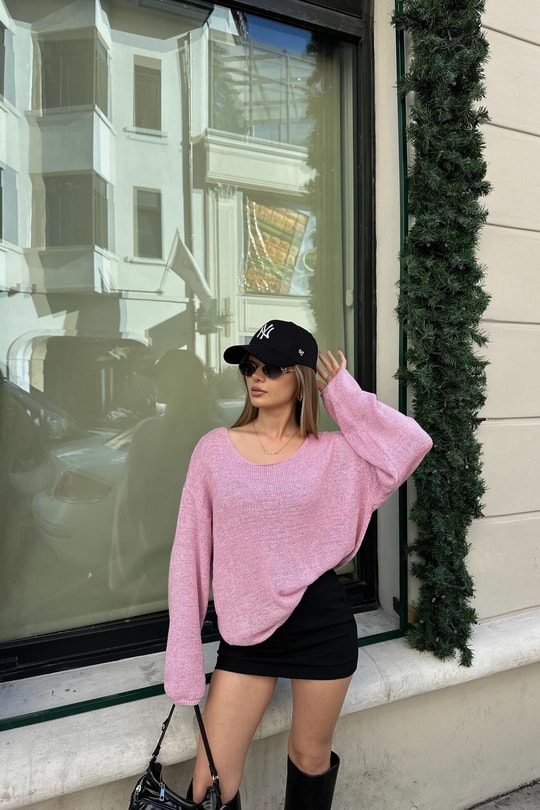 Merserize Triko Pembe