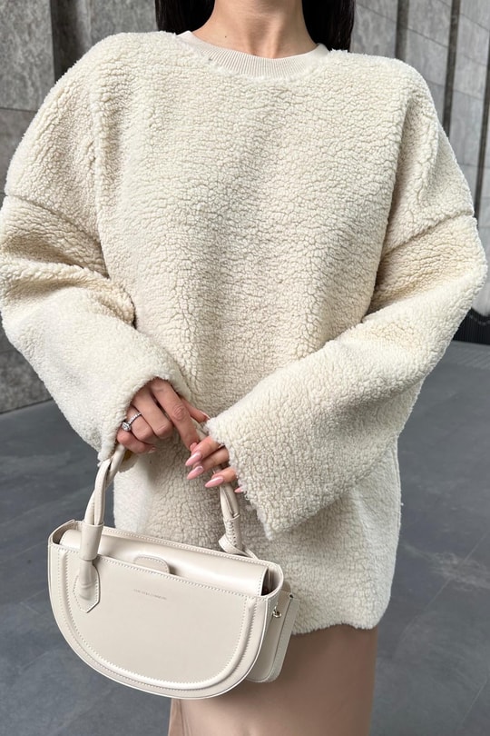 Puffer Oversize Kazak Bej