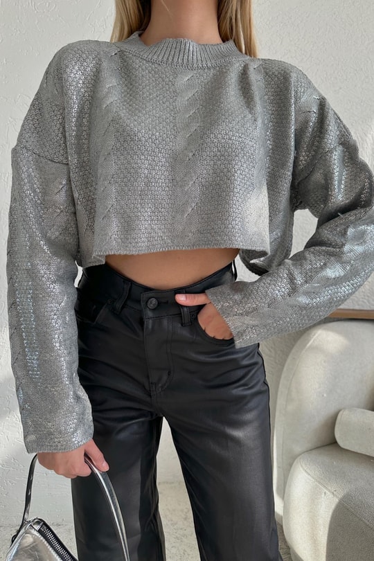 Silver Crop Kazak Gri