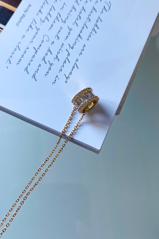 Big Charm Kolye Gold