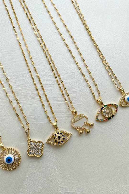 Bulut Zirkon Kolye Gold