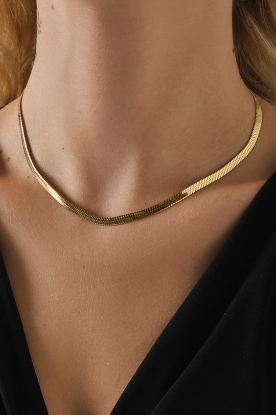 İtalyan Zincir Kolye Gold