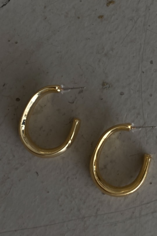 Halka Küpe Gold