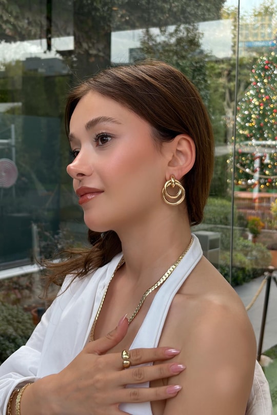Harmony Küpe Gold