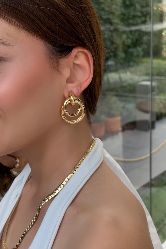 Harmony Küpe Gold