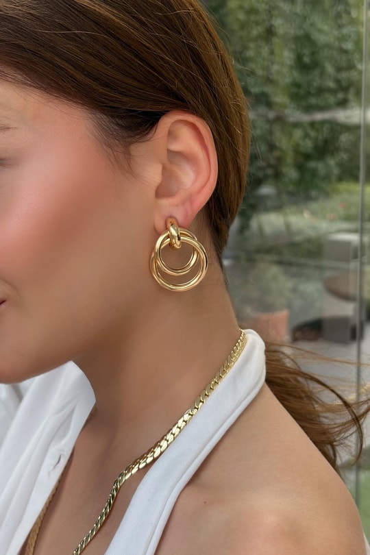 Harmony Küpe Gold