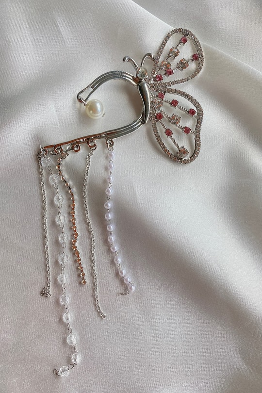 Kelebek Earcuff Gümüş