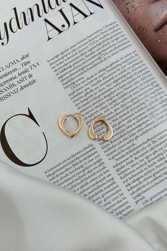 Love Küpe Gold