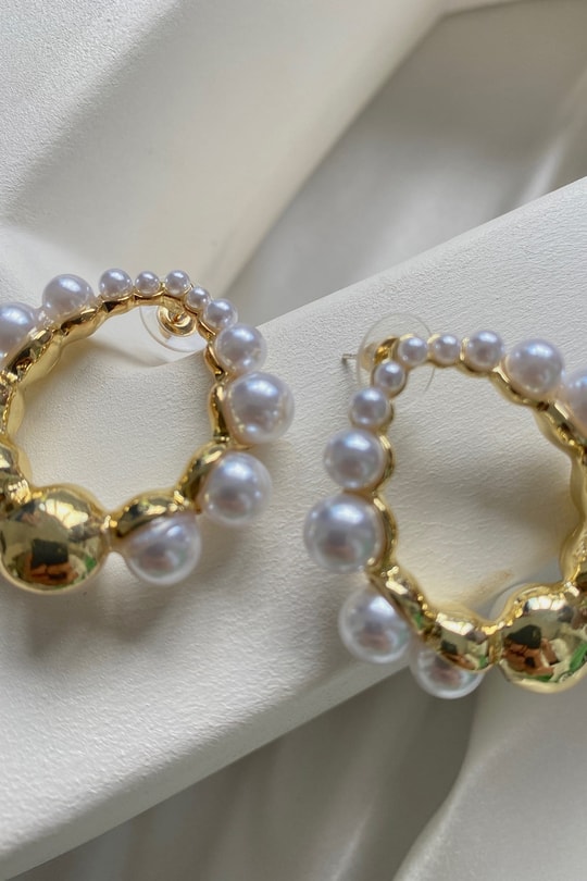 Luxury Pearla Küpe Gold