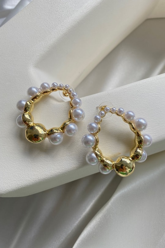 Luxury Pearla Küpe Gold