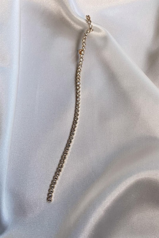 Su Yolu Tek Küpe Gold