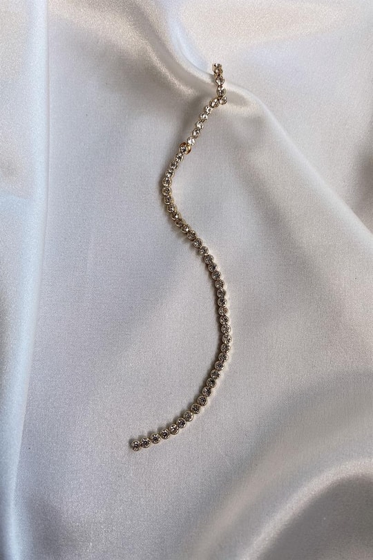 Su Yolu Tek Küpe Gold