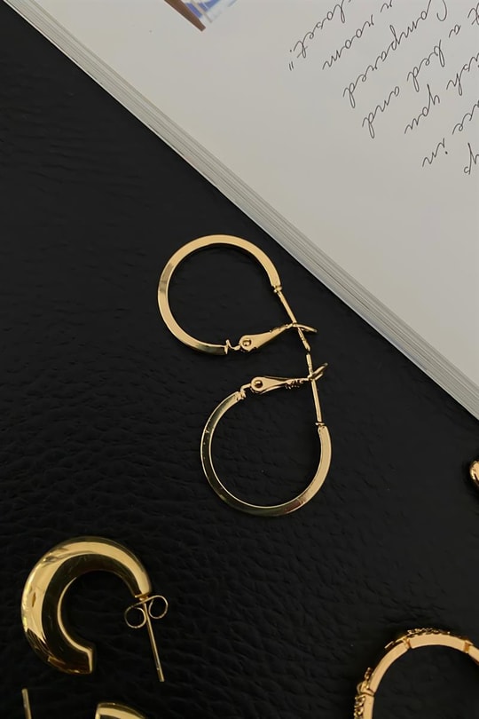 Tiny Halka Küpe Gold