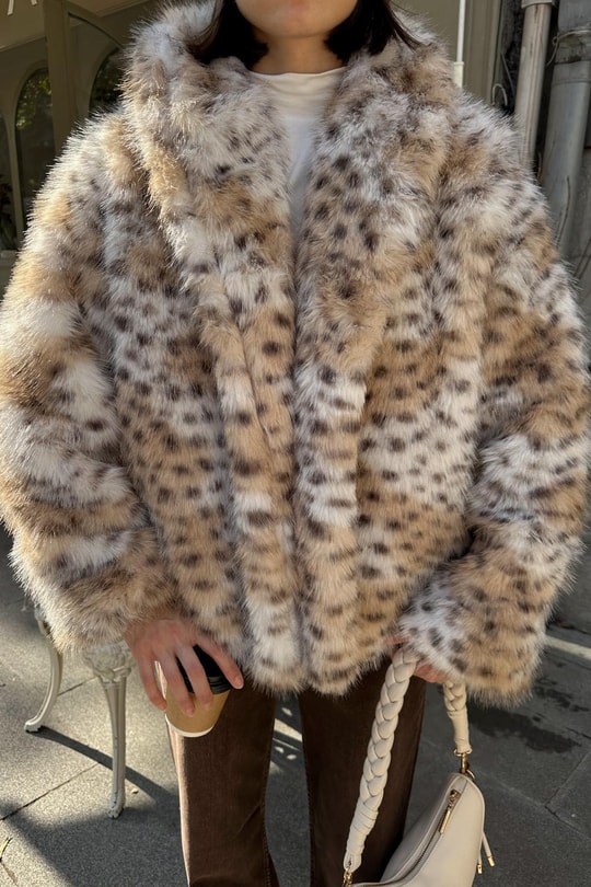 Leopar Desenli Lüxury Kürk LEOPAR DESEN