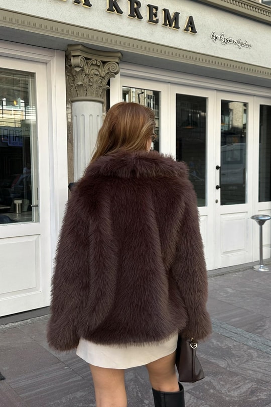 Luxury Suni Kürk Acı Kahve