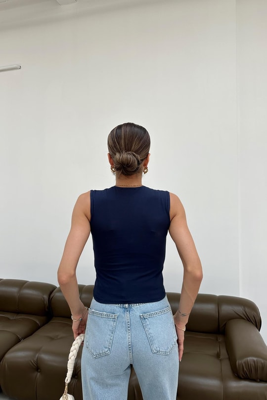 Basic Kolsuz Atlet Lacivert