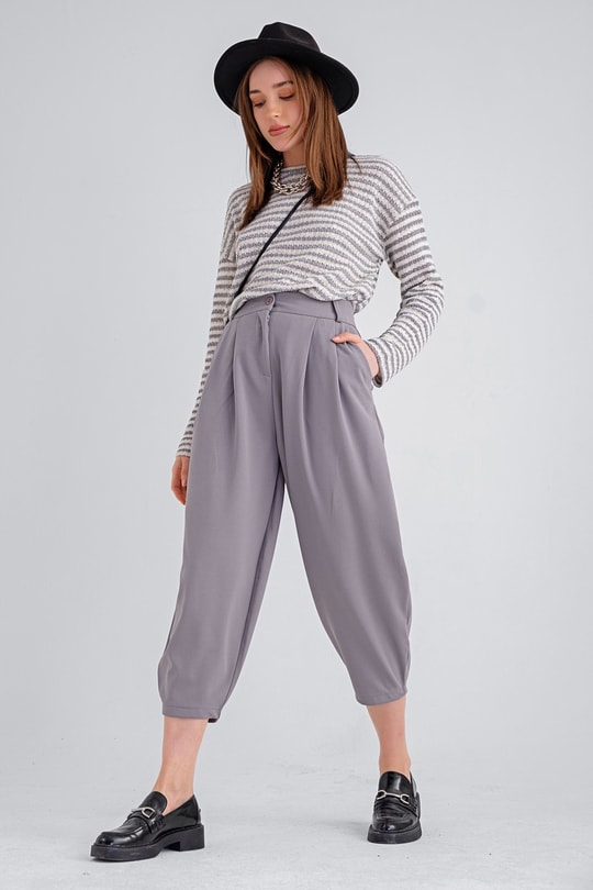 Baggy Pantolon Gri