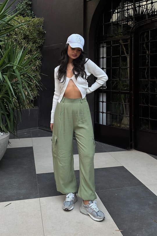 Jogger Elastik Bel Pantolon Haki