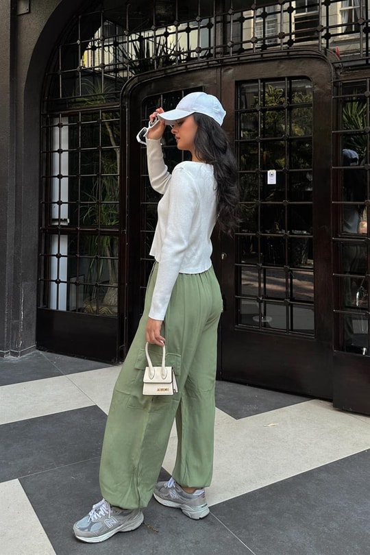 Jogger Elastik Bel Pantolon Haki