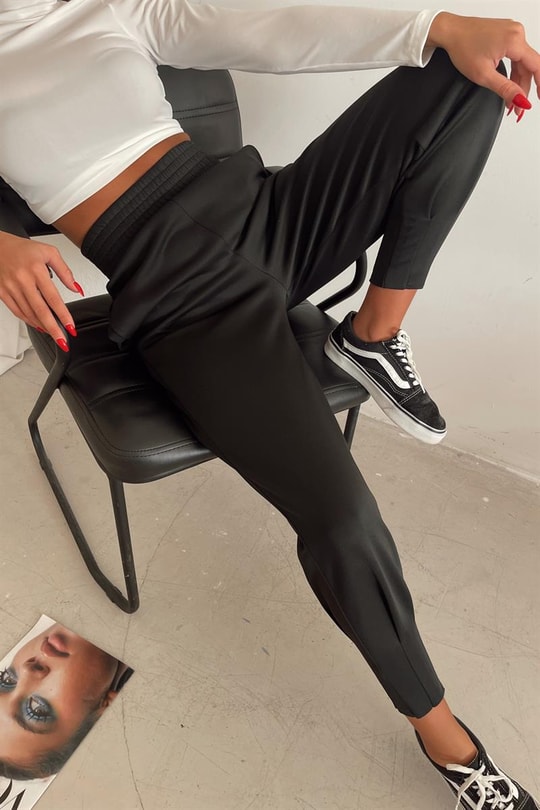 Jogger Pensli Pantolon Siyah