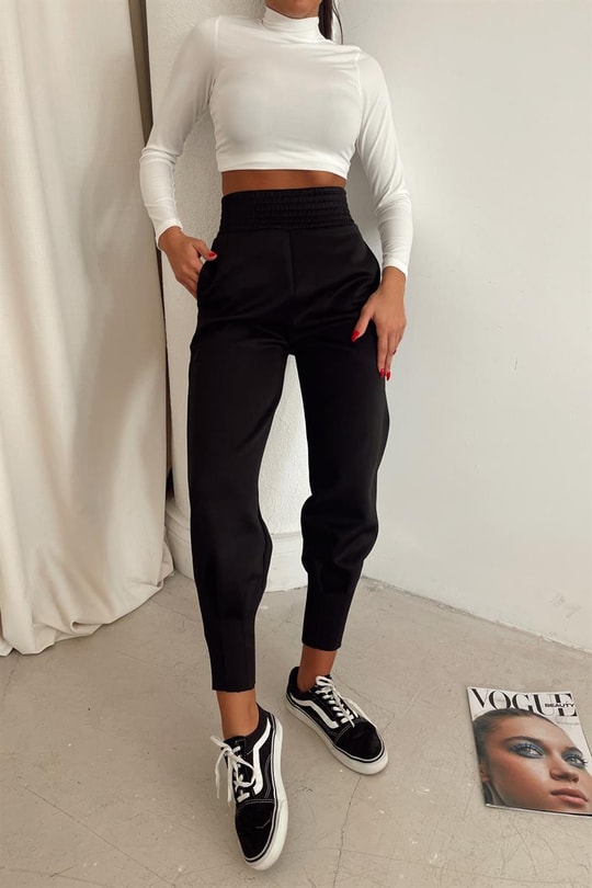 Jogger Pensli Pantolon Siyah