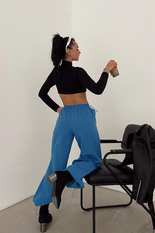 Jogger Trend Pantolon Mavi