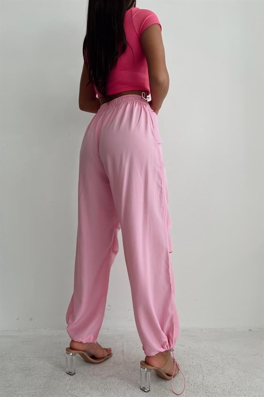 Jogger Trend Pantolon Pembe