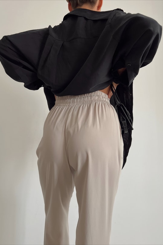 Jogging Fit Pantolon Taş