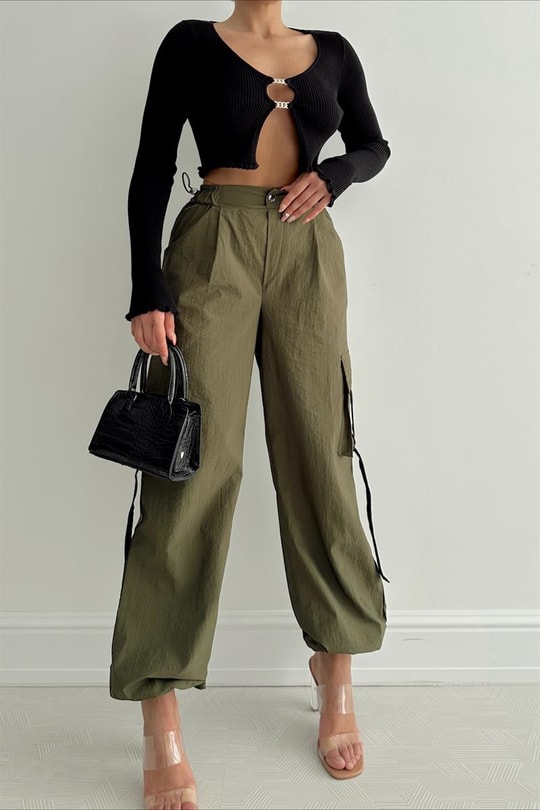 Kargo Jogger Pantolon Haki