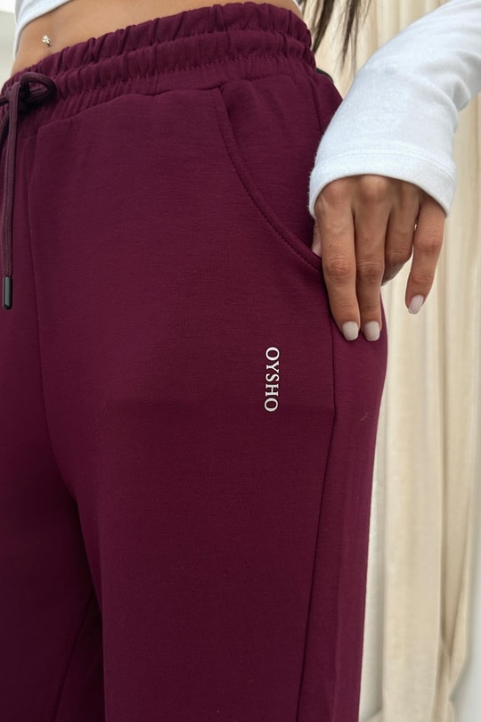 Orj Marka Modal Pantolon Bordo