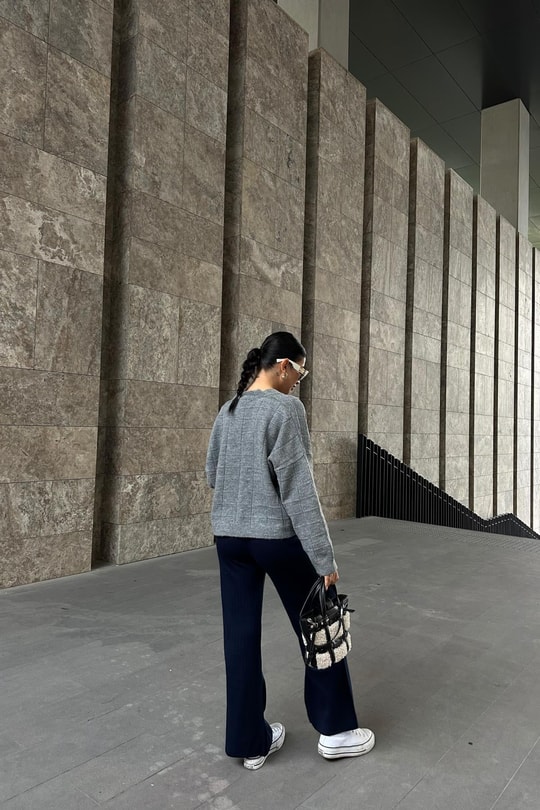 Palazzo Fitilli Pantolon Lacivert