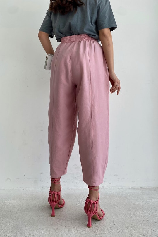 Tensel Harem Pantolon Pembe