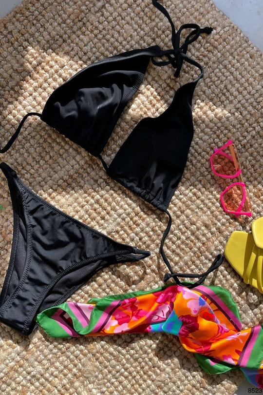İp Detay Rowena Bikini Siyah