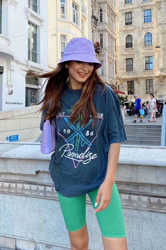 Bucket Şapka Lila